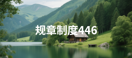 规章制度446
